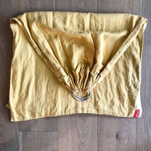 Sakura bloom wheat double linen ring sling